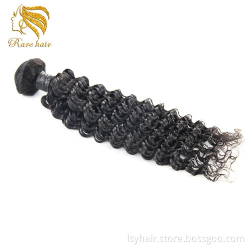 wholesale online shopping brazilian human hair deep wave bundles with closure